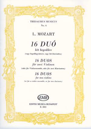 Mozart, Leopold: 16 Duos