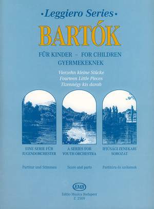 Bartok, Bela: 14 Little Pieces (Treasury String Ensem)