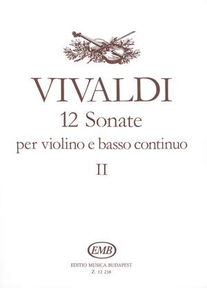Vivaldi: 12 sonate per violino e basso continuo Volume II