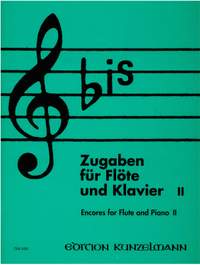 bis Zugaben für Flöte und Klavier