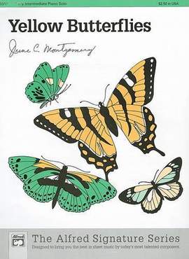 June C. Montgomery: Yellow Butterflies