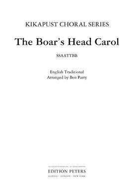 Traditional: Boars Head Carol
