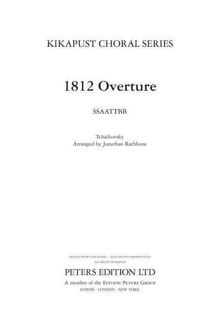 Tchaikovsky: 1812 Overture
