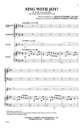 Lowell Mason: Sing with Joy! SAB