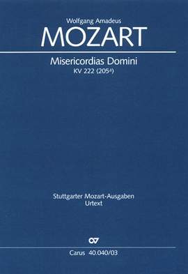 Mozart: Misericordias Domini (KV 222 (205a); dMoll)