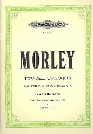 Morley, Thomas: 21 Two-part Canzonets
