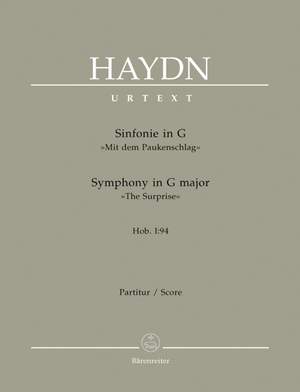 Haydn, FJ: Symphony No. 94 in G (Surprise) (Hob.I:94) (Urtext)