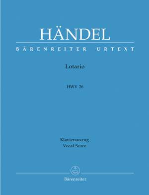 Handel, GF: Lotario (HWV 26) (It-G) (Urtext)