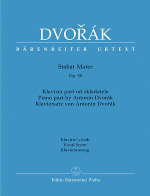 Dvorak, A: Stabat Mater, Op.58 (L) (Vocal score based on Dvorak's original piano reduction)