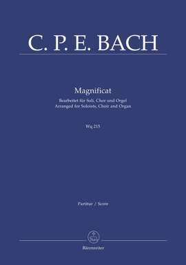 Bach, CPE: Magnificat (Wq 215) (Version for Choir & Organ) (L) (Series: Choir & Organ)