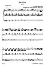 Bach, CPE: Magnificat (Wq 215) (Version for Choir & Organ) (L) (Series: Choir & Organ) Product Image