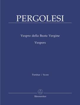 Pergolesi, G: Vespers (Vespro della Beata Vergine) (L) (Reconstructed by Malcolm Bruno)
