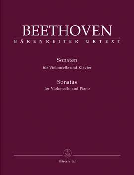 Beethoven: Complete Sonatas for Violoncello and Piano. (Op.5 Nos.1 and 2, Op.69, Op.102 Nos 1 and 2) (Urtext)