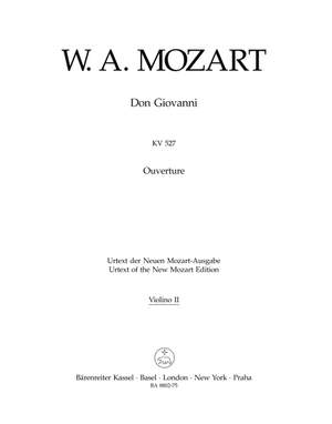 Mozart, WA: Don Giovanni (Overture) (K.527) (Urtext)