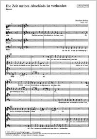 Bruhns: Die Zeit meines Abschieds ist vorhanden