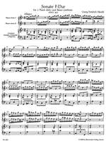 Handel, GF: Trio sonata in F (HWV 405) (Urtext) Product Image