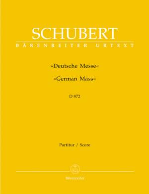 Schubert, F: German Mass (D.872) (Urtext)