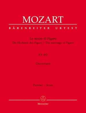 Mozart, WA: Marriage of Figaro (Overture) (K.492) (Urtext)