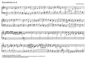 Praetorius: Drei Praeambula und Magnificat-Bearbeitungen  für Orgel