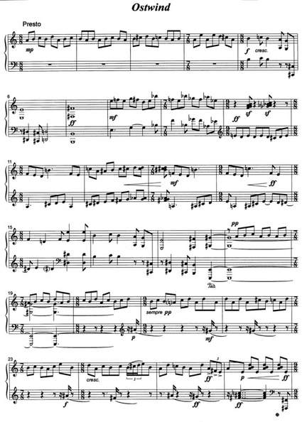 Stranz, U: Skizzen (6), (Sketches, 6) for Piano (1987)