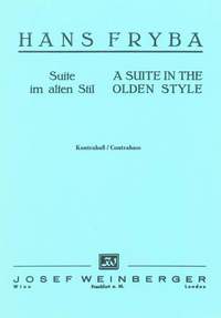 Fryba, Hans: Suite in Olden Style (double bass)