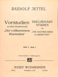 Jettel, Rudolf: Preliminary Studies Book 3 (clarinet)