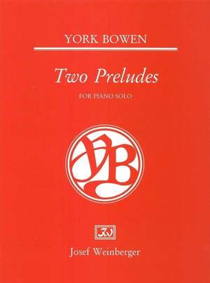 Bowen, York: Two Preludes (piano)