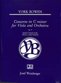 Bowen, York: Viola Concerto (viola and piano)