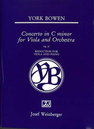 Bowen, York: Viola Concerto (viola and piano)