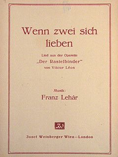 Lehar, Franz: Wenn Zwei Sich Lieben (voice/pno)