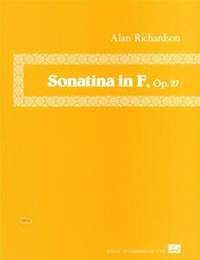 Richardson, Alan: Sonatina in F (piano)
