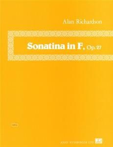 Richardson, Alan: Sonatina in F (piano)