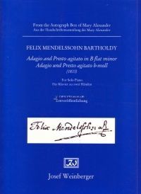 Mendelssohn, Felix: Adagio and Presto Agitato (piano)