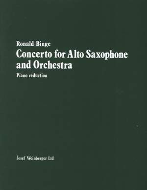 Binge: Concerto for Alto Saxophone