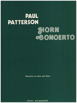 Patterson, Paul: Horn Concerto (horn and piano)