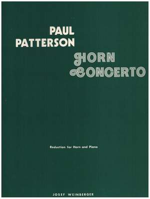 Patterson, Paul: Horn Concerto (horn and piano)