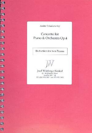 Tchaikowsky, Andre: Piano Concerto Op.4 (two pianos)