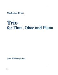 Dring, Madeleine: Trio for Flute, Oboe & Piano (sc/pts)