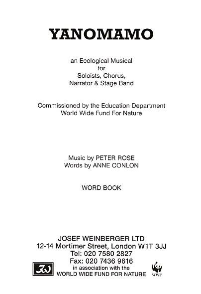 Rose, Peter: Yanomamo (word book)