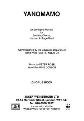 Rose, Peter: Yanomamo (chorus book)
