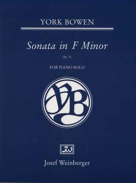 Bowen, York: Sonata in F minor (piano)