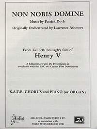 Doyle, Patrick: Non Nobis Domine SATB acc.