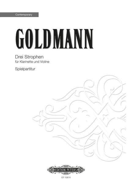 Goldmann, F: 3 Strofen