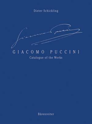 Giacomo Puccini: Catalogue of the Works €