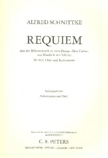 Schnittke, A: Requiem