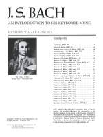 Johann Sebastian Bach: An Introduction to His Keyboard Music Product Image
