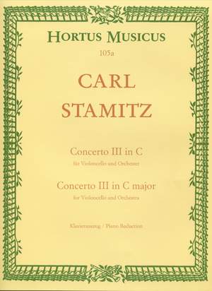 Stamitz, C: Concerto for Cello No.3 in C