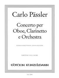 Pässler, Carlo: Konzert für Oboe, Klarinette und Orchester