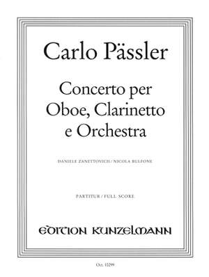 Pässler, Carlo: Konzert für Oboe, Klarinette und Orchester
