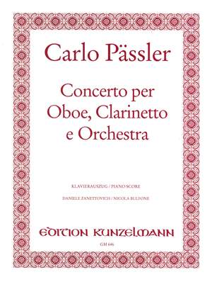 Pässler, Carlo: Konzert für Oboe, Klarinette und Orchester